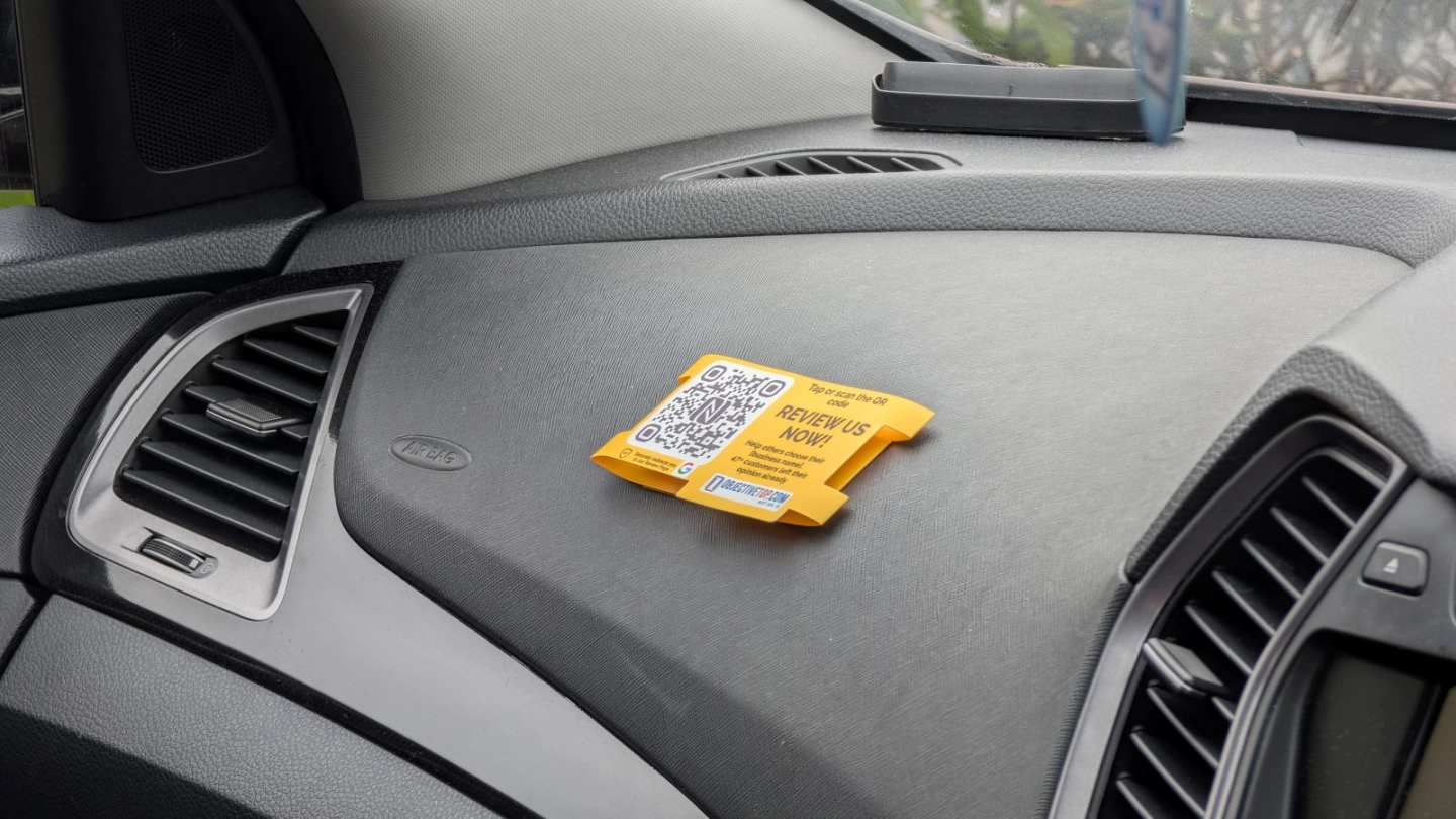 In your car or van